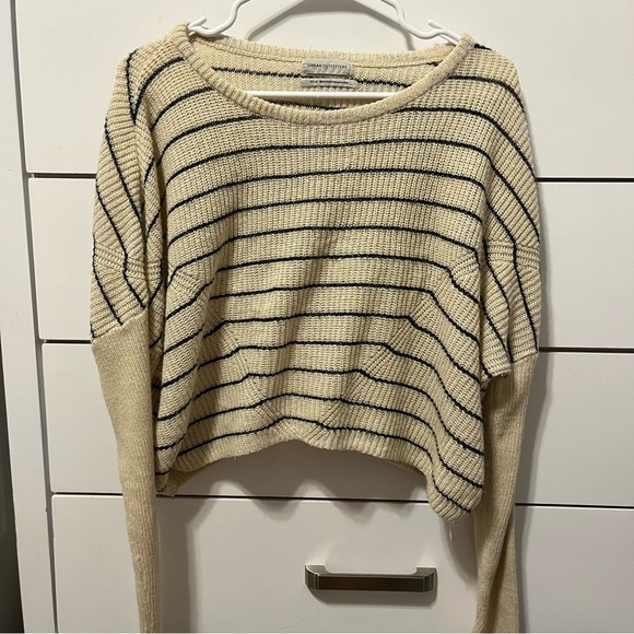 Urban Outfitters Cream & Black Stripe Sweater - Picture 2 of 5